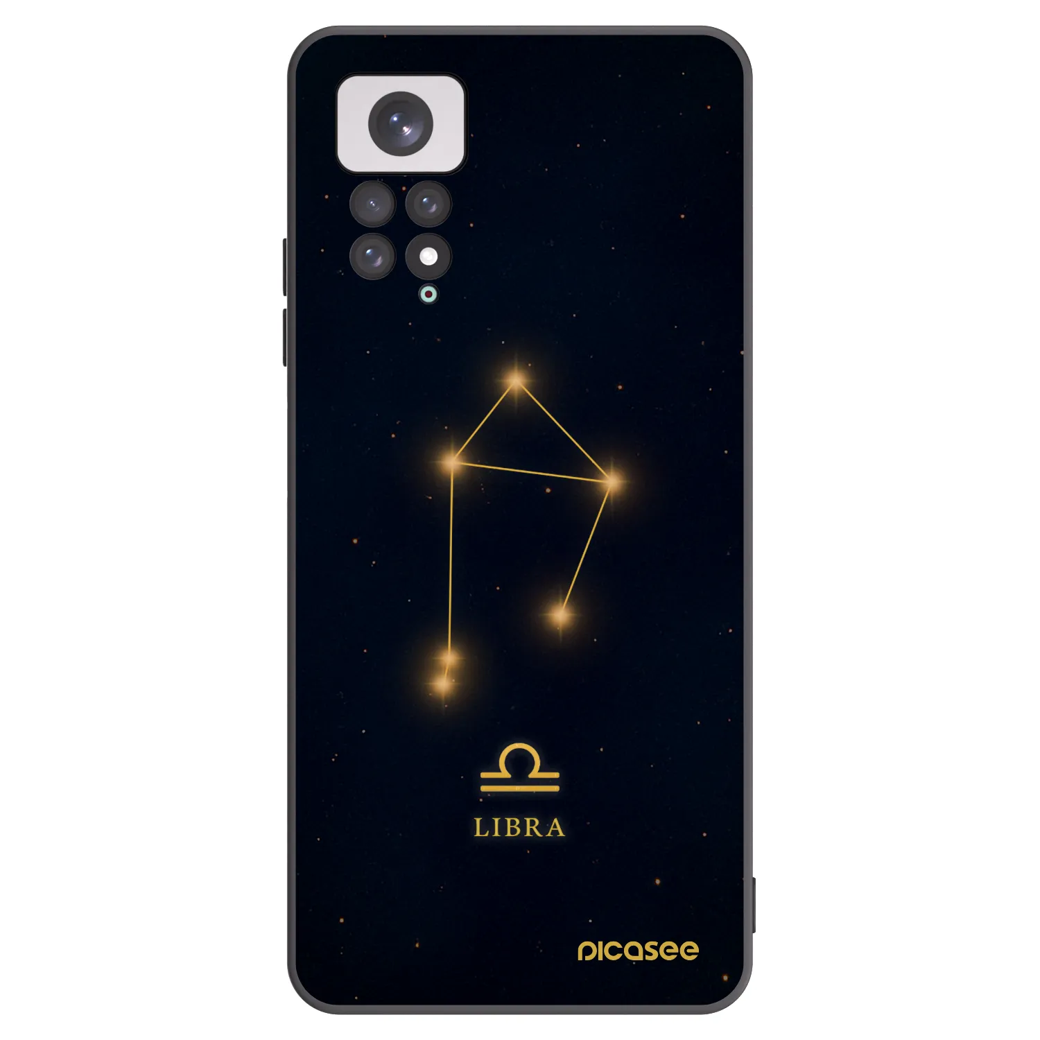 Picasee silikonový černý obal pro Xiaomi Redmi Note 11 - LIBRA