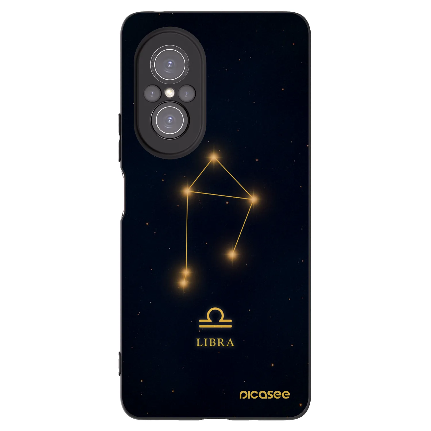 Picasee silikonový černý obal pro Huawei Nova 9 SE - LIBRA