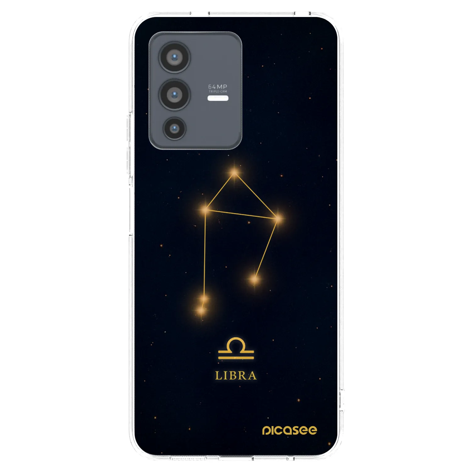 Picasee silikonový průhledný obal pro Vivo V23 5G - LIBRA