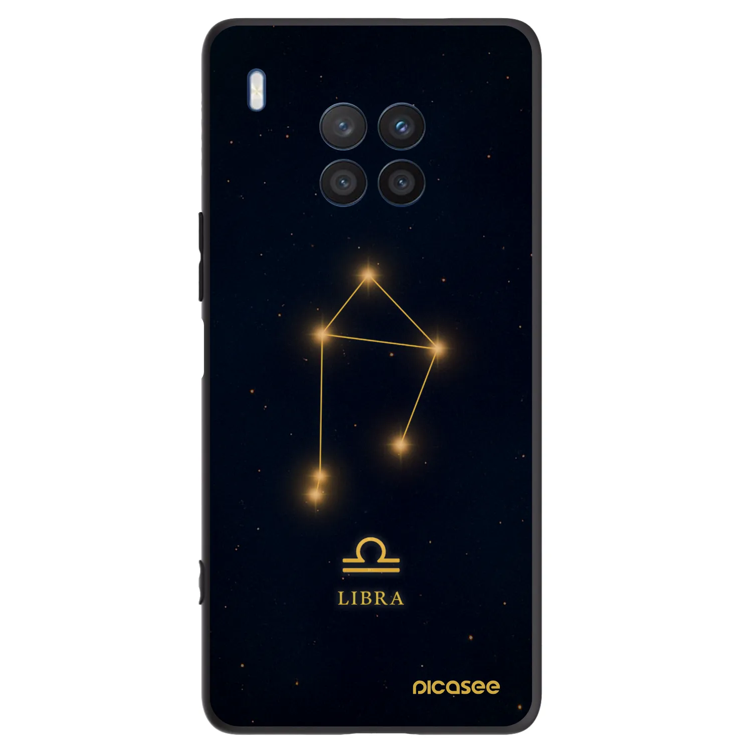 Picasee silikonový černý obal pro Honor 50 Lite - LIBRA