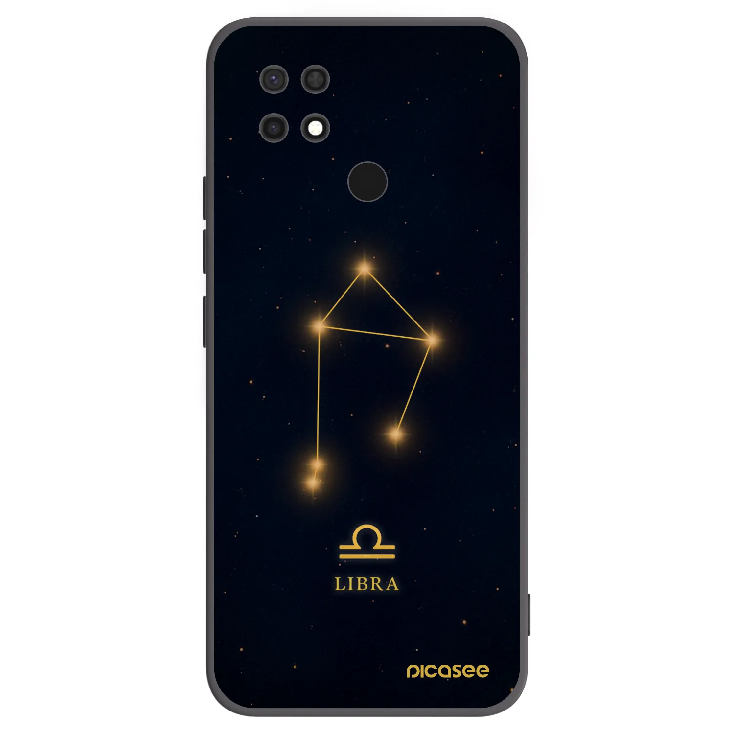 Picasee silikonový černý obal pro Xiaomi Redmi 10C - LIBRA