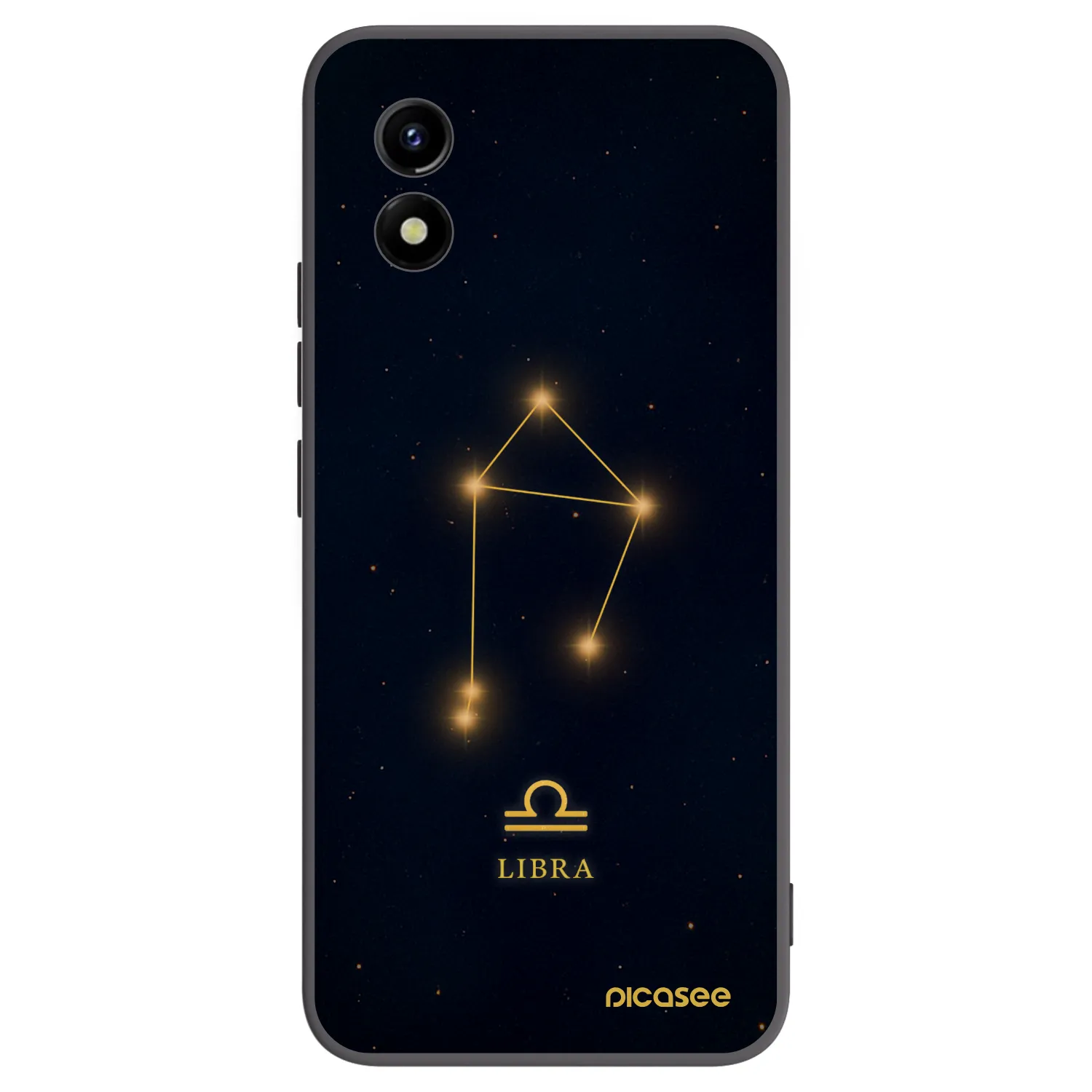 Picasee silikonový černý obal pro Vivo Y01 - LIBRA