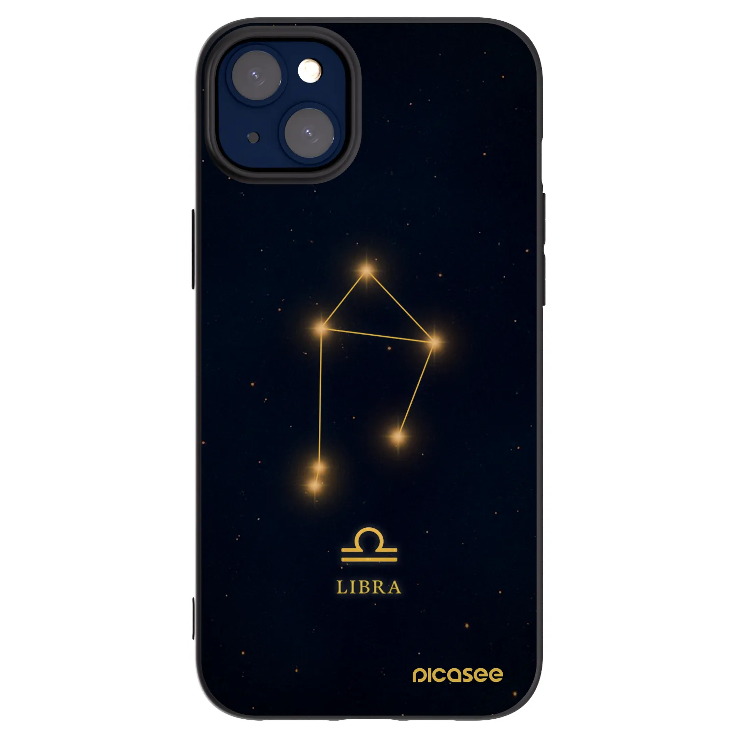 Picasee silikonový černý obal pro Apple iPhone 14 Plus - LIBRA
