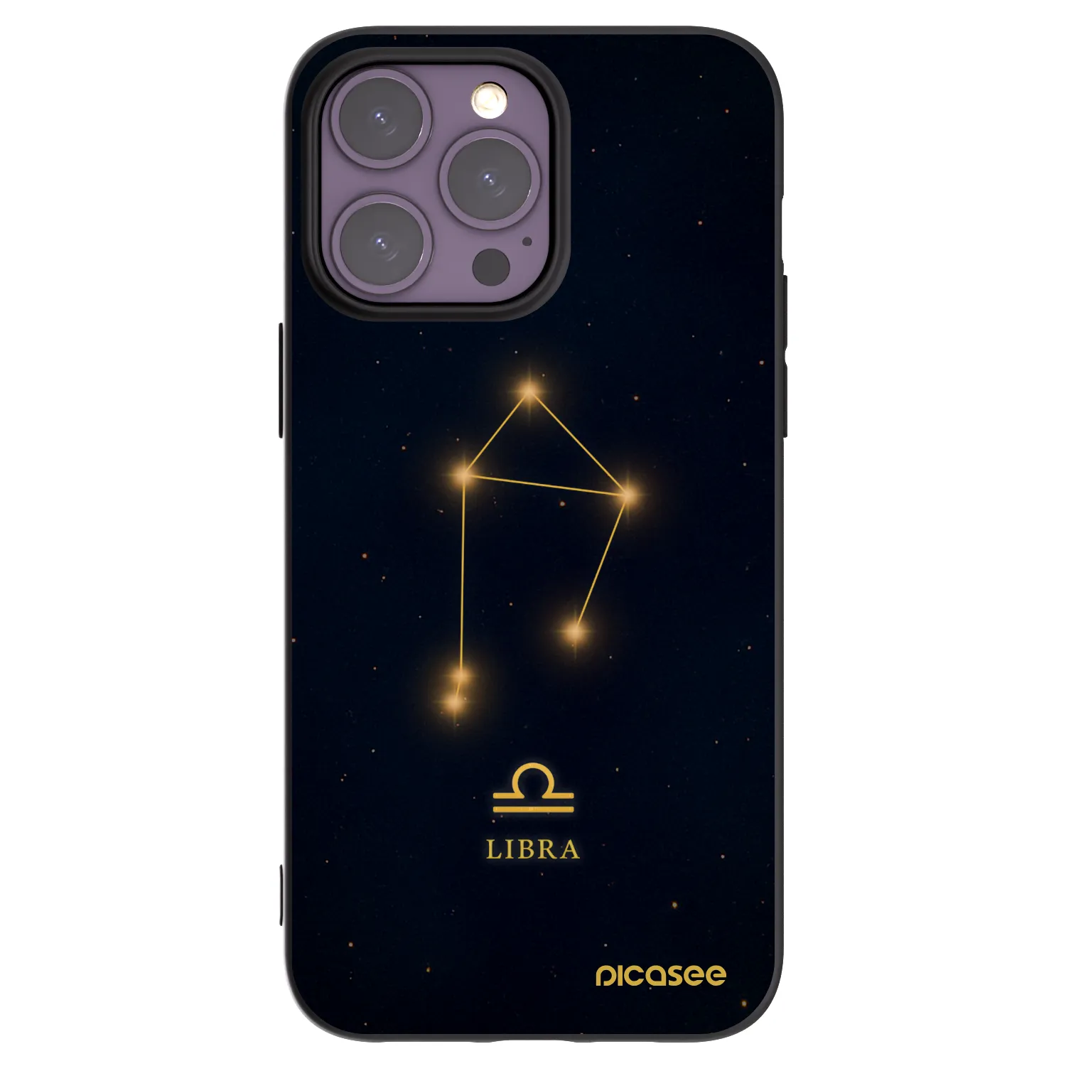 Picasee silikonový černý obal pro Apple iPhone 14 Pro Max - LIBRA
