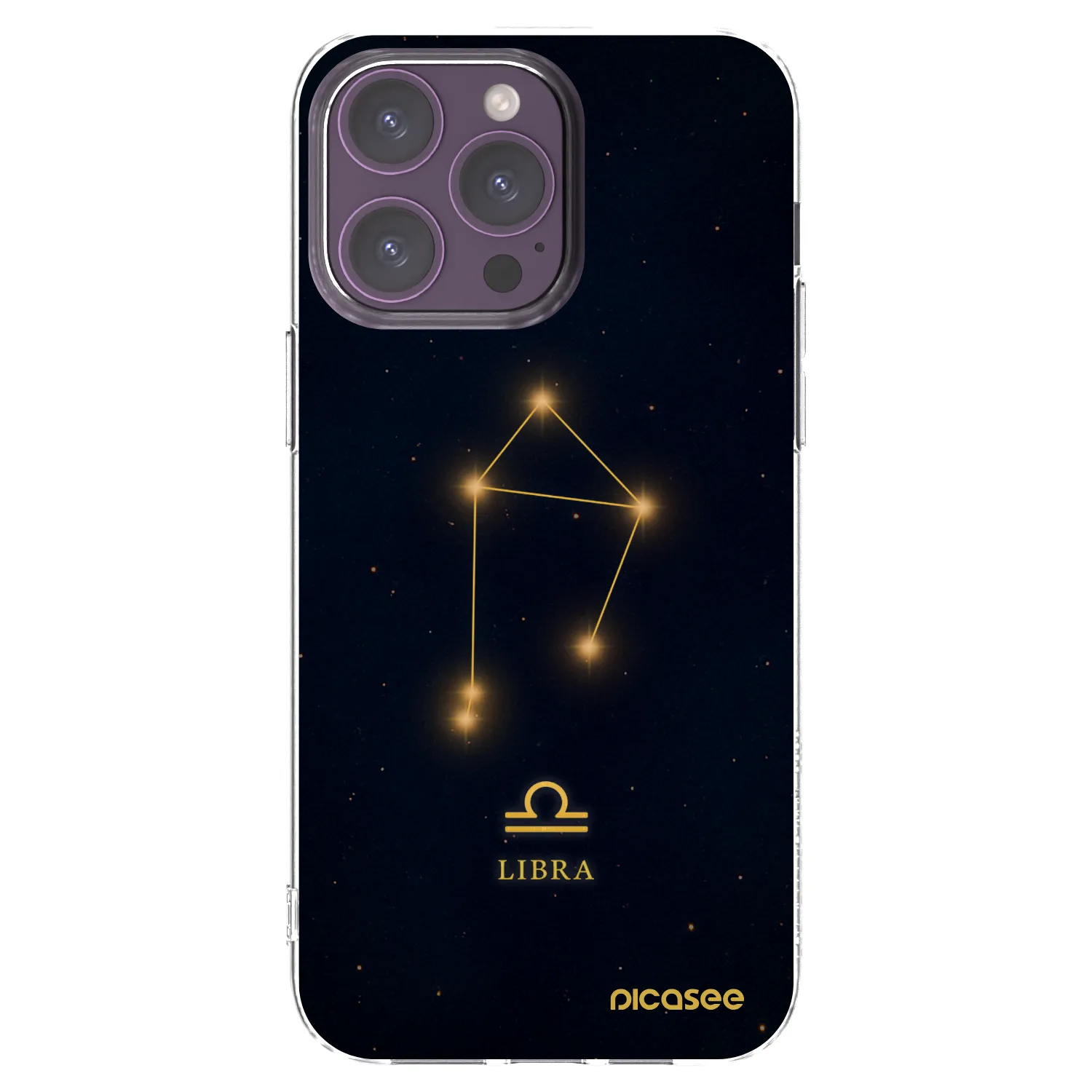 Picasee silikonový průhledný obal pro Apple iPhone 14 Pro Max - LIBRA