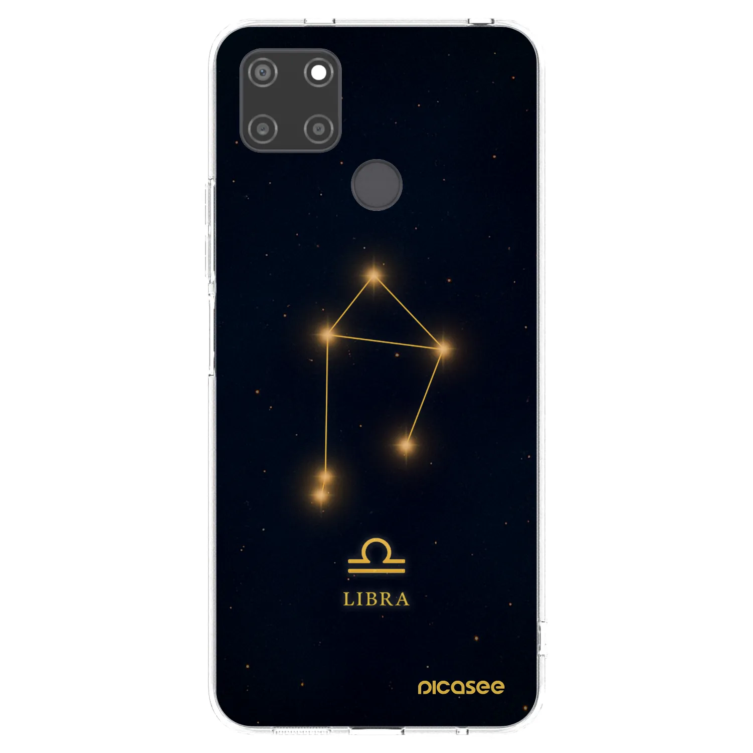 Picasee silikonový průhledný obal pro Realme C21Y - LIBRA