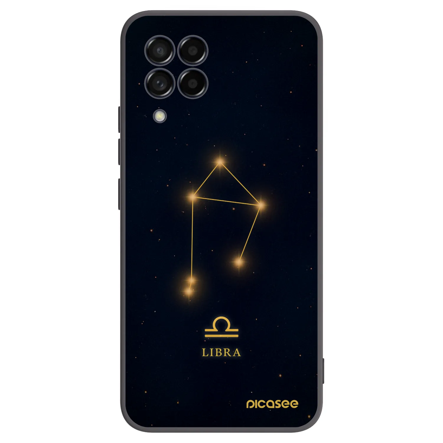 Picasee silikonový černý obal pro Samsung Galaxy M53 5G - LIBRA