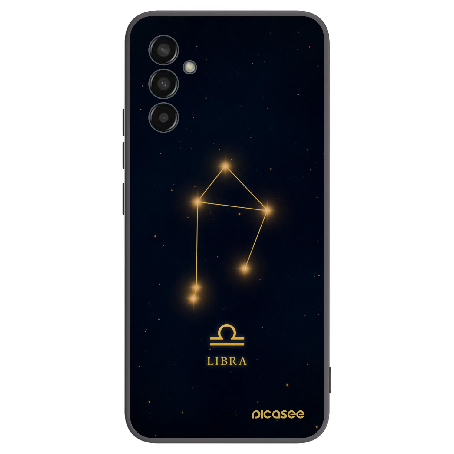 Picasee silikonový černý obal pro Samsung Galaxy M13 M135F - LIBRA