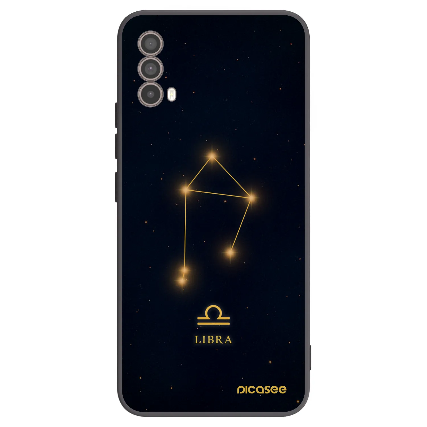 Picasee silikonový černý obal pro Motorola Moto E40 - LIBRA