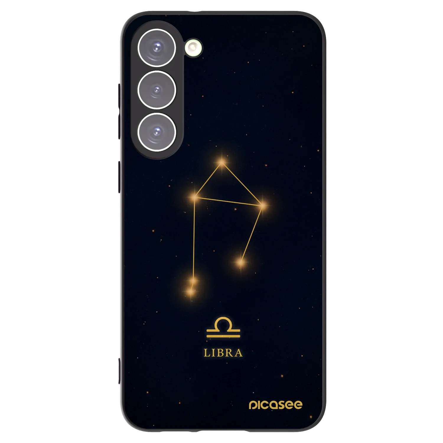 Picasee silikonový černý obal pro Samsung Galaxy S23+ 5G - LIBRA