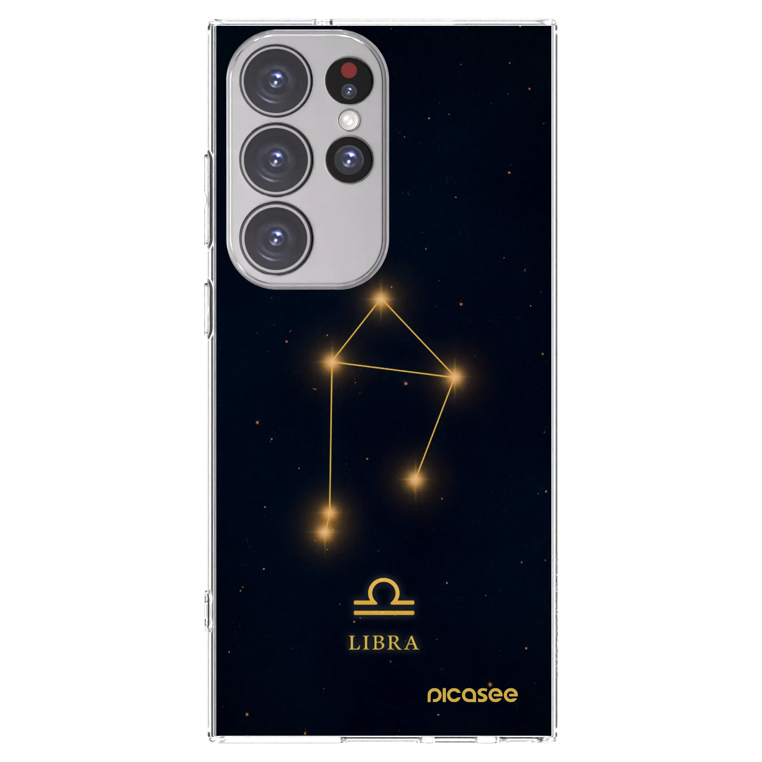 Picasee silikonový průhledný obal pro Samsung Galaxy S23 Ultra 5G - LIBRA
