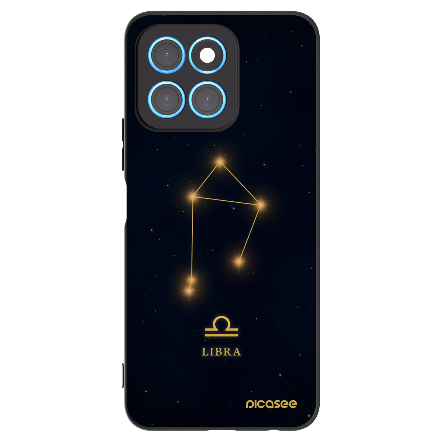 Picasee silikonový černý obal pro Honor X8 5G - LIBRA