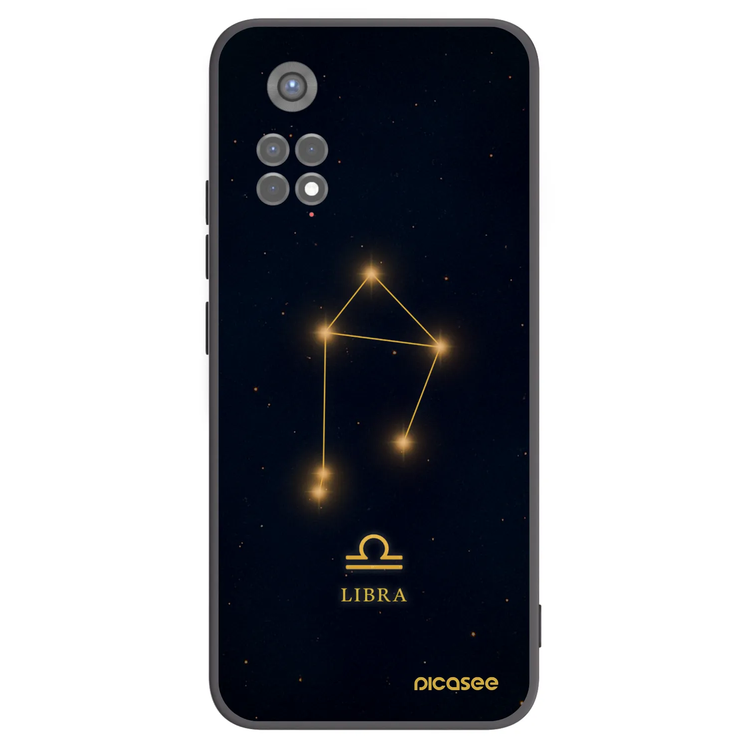 Picasee silikonový černý obal pro Xiaomi Redmi Note 11S 5G - LIBRA