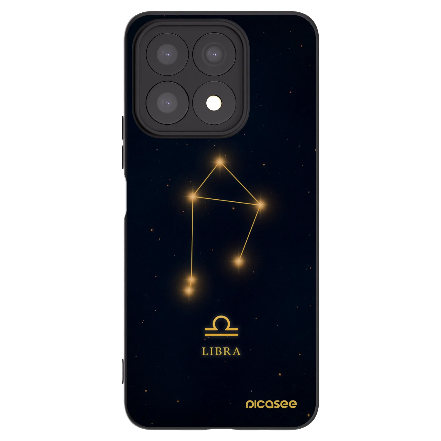 Picasee silikonový černý obal pro Honor X8a - LIBRA
