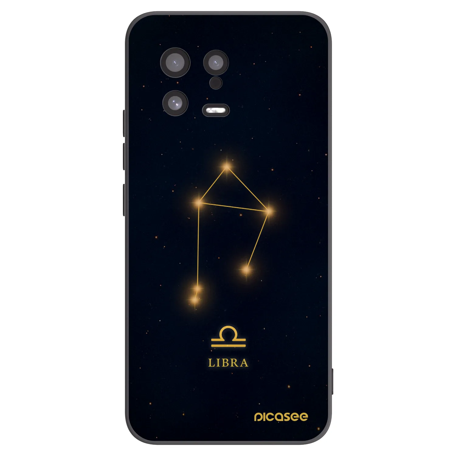 Picasee silikonový černý obal pro Xiaomi 13 - LIBRA