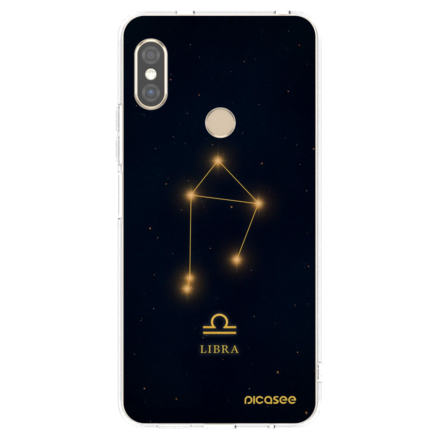 Picasee silikonový průhledný obal pro Xiaomi Redmi Note 5 Global - LIBRA