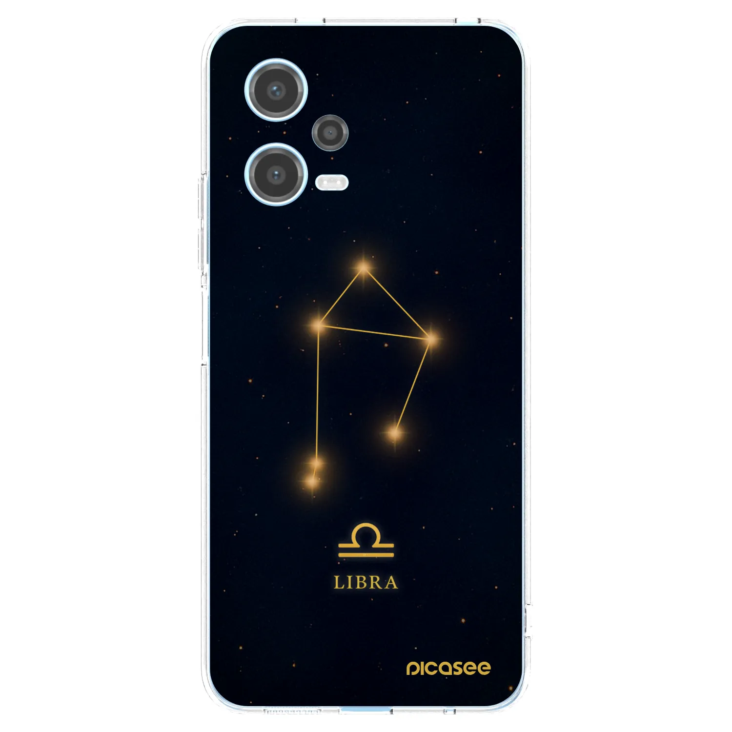 Picasee silikonový průhledný obal pro Xiaomi Redmi Note 12 5G - LIBRA
