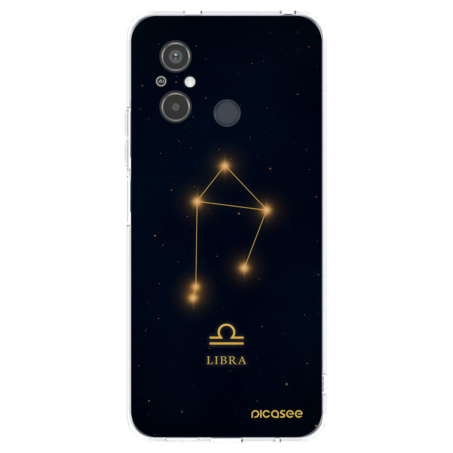 Picasee silikonový průhledný obal pro Xiaomi Redmi 12C - LIBRA