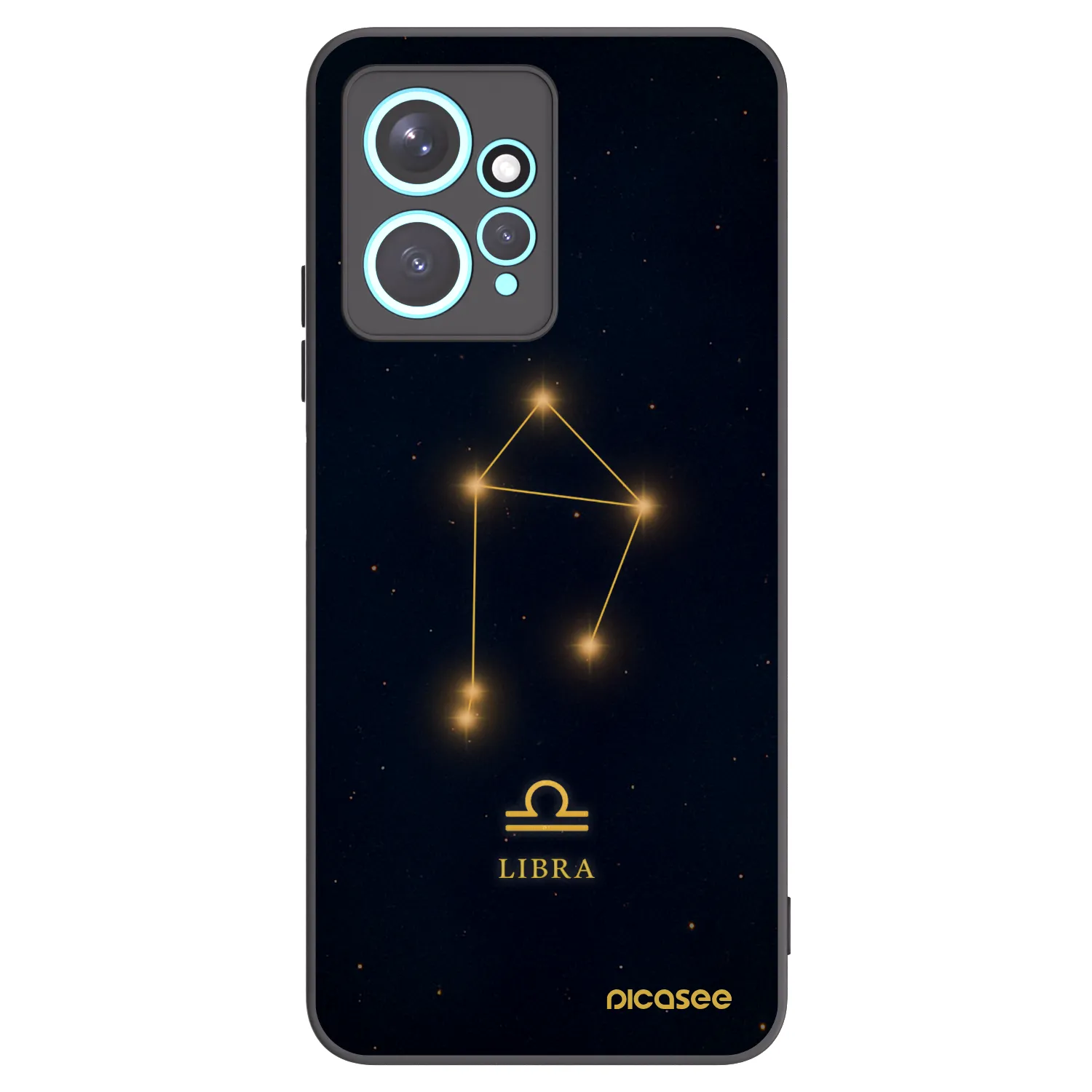 Picasee silikonový černý obal pro Xiaomi Redmi Note 12 4G - LIBRA
