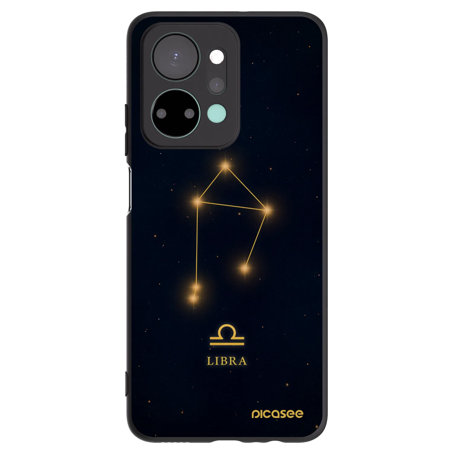 Picasee silikonový černý obal pro Honor X7a - LIBRA