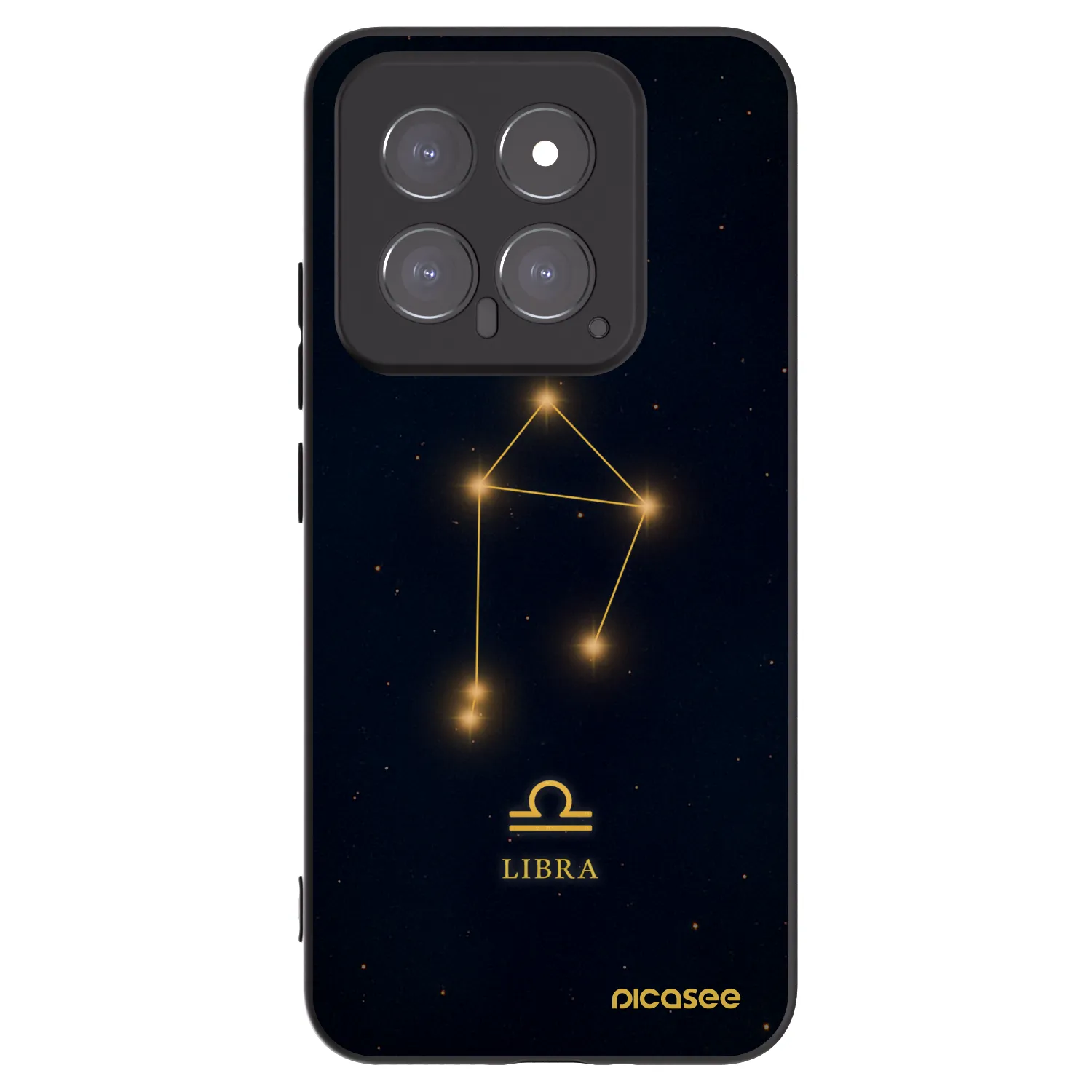 Picasee silikonový černý obal pro Xiaomi 14 - LIBRA