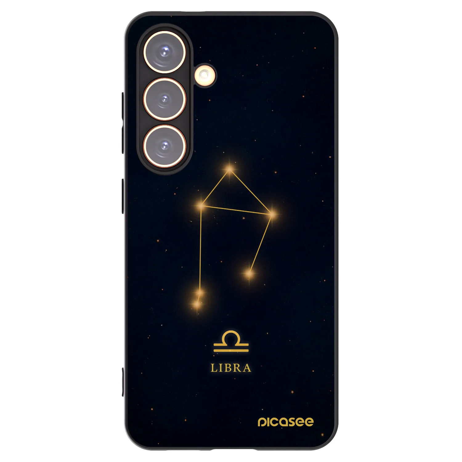 Picasee silikonový černý obal pro Samsung Galaxy S24 S921B 5G - LIBRA