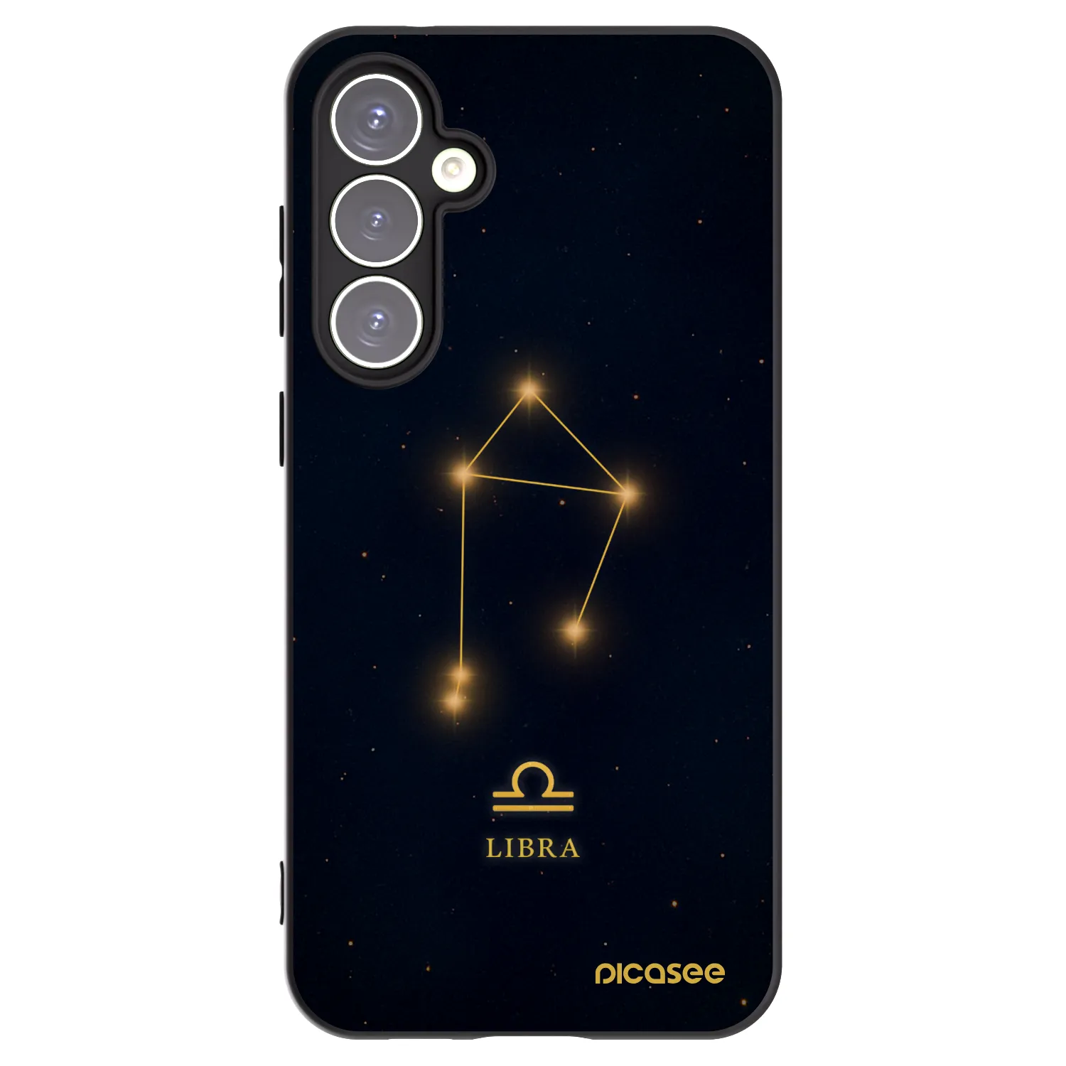 Picasee silikonový černý obal pro Samsung Galaxy S23 FE S711B - LIBRA