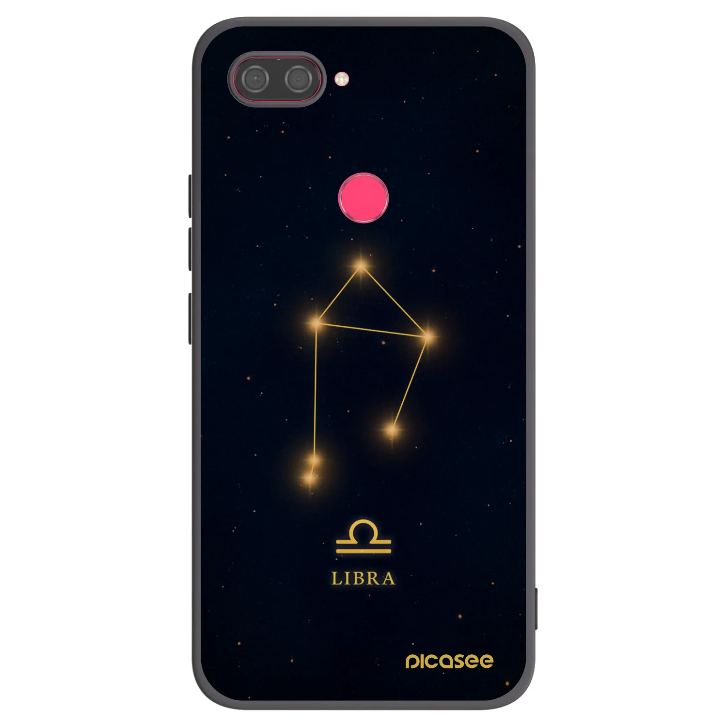 Picasee silikonový černý obal pro Xiaomi Mi 8 Lite - LIBRA