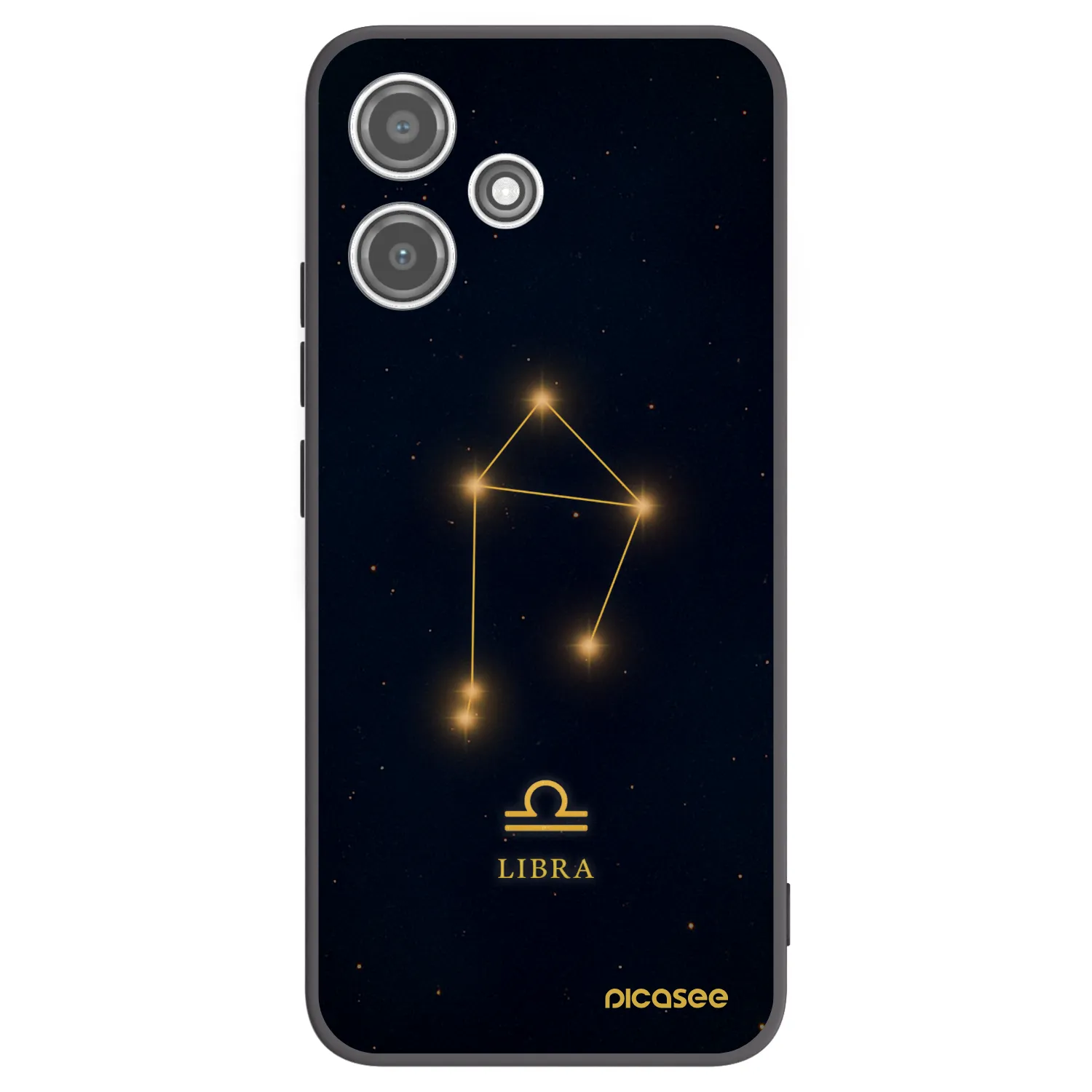 Picasee silikonový černý obal pro Xiaomi Redmi 12 5G - LIBRA