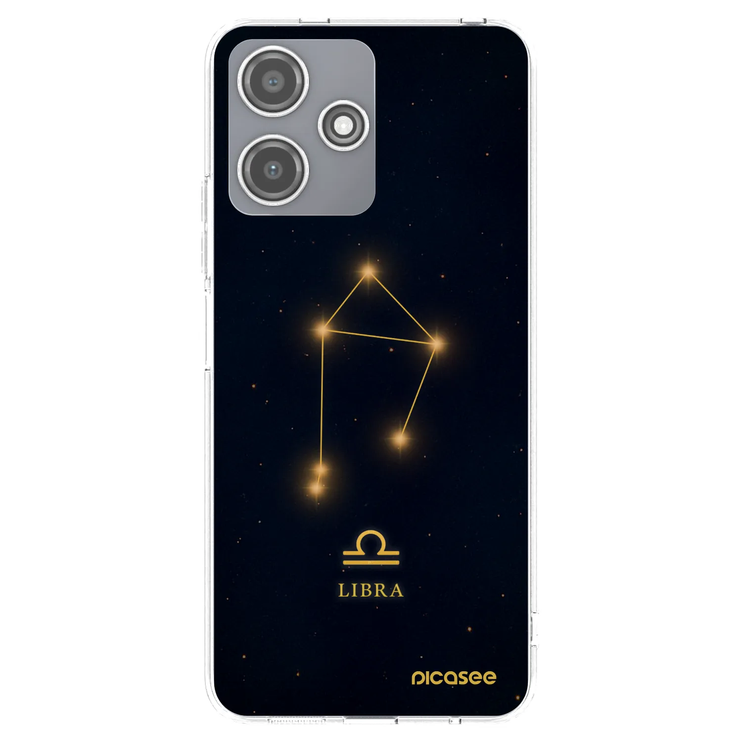 Picasee silikonový průhledný obal pro Xiaomi Redmi 12 5G - LIBRA