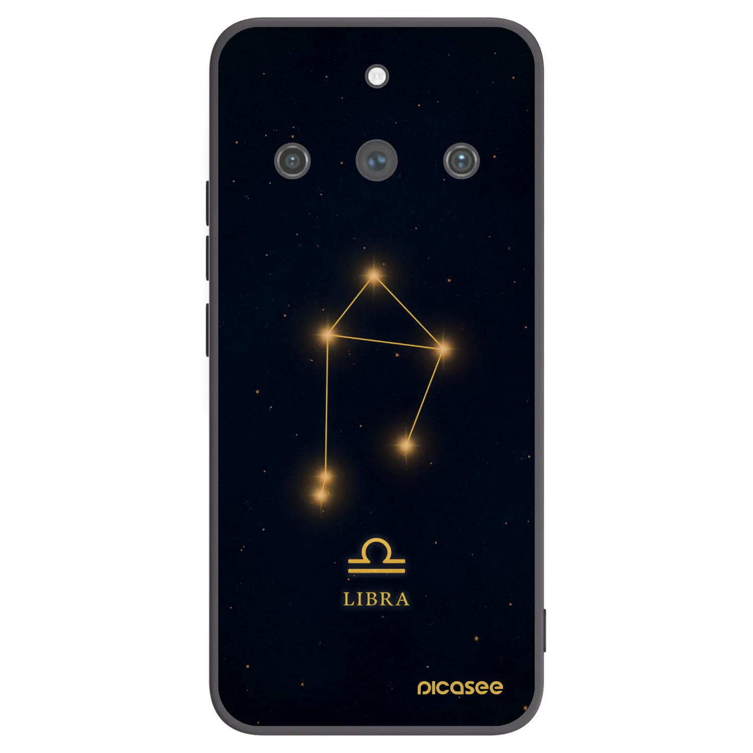 Picasee silikonový černý obal pro Realme 11 Pro+ - LIBRA