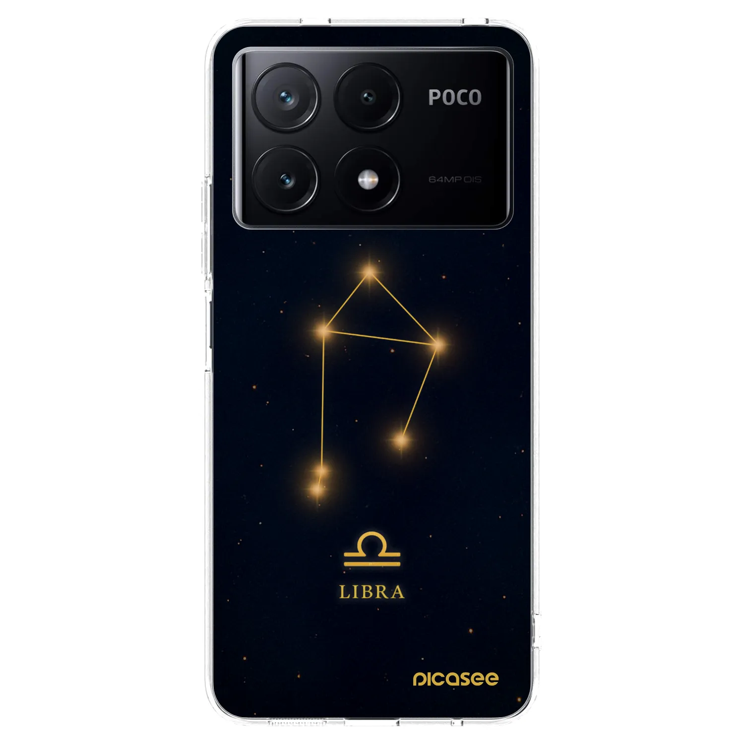 Picasee silikonový průhledný obal pro Xiaomi Poco X6 Pro - LIBRA