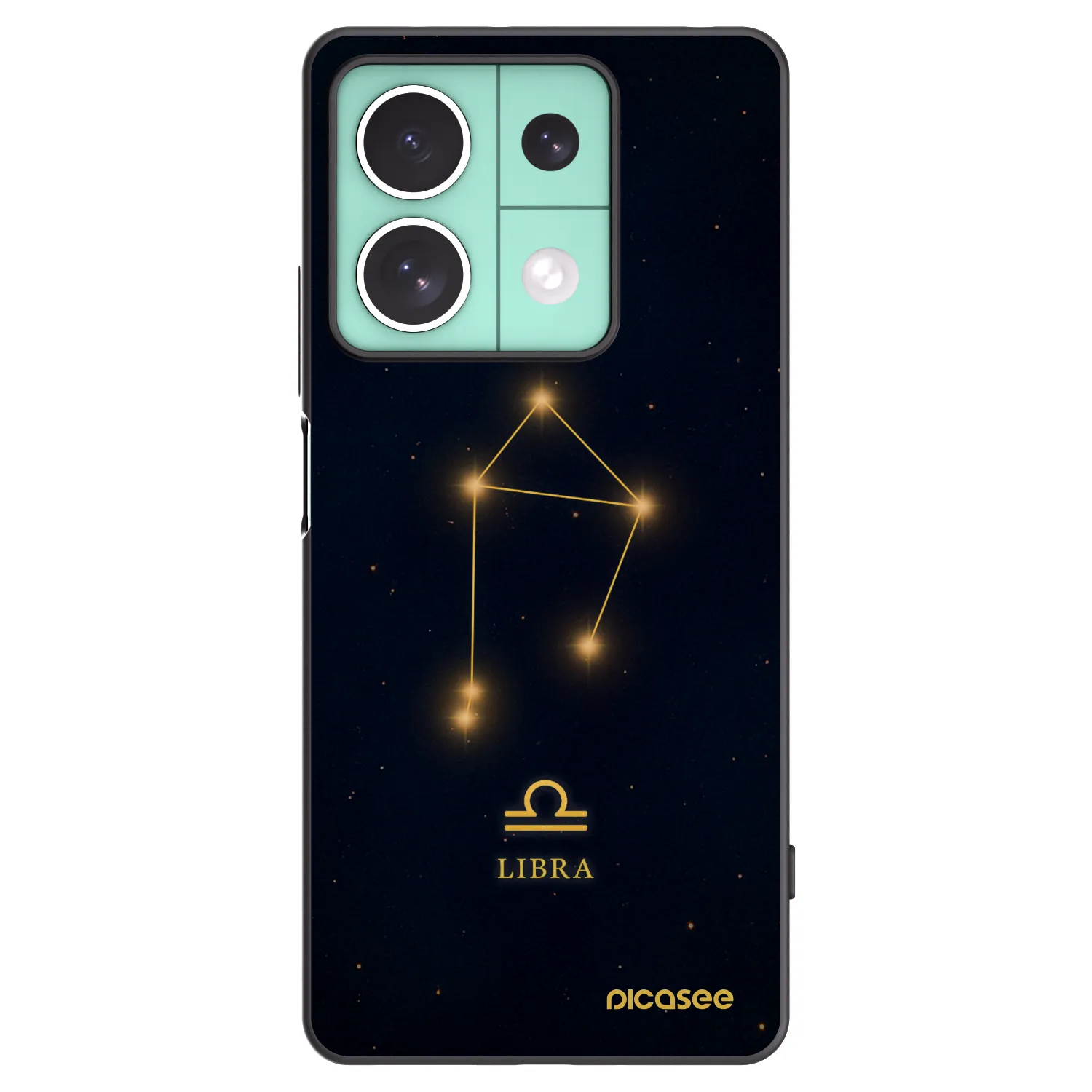 Picasee silikonový černý obal pro Xiaomi Redmi Note 13 5G - LIBRA