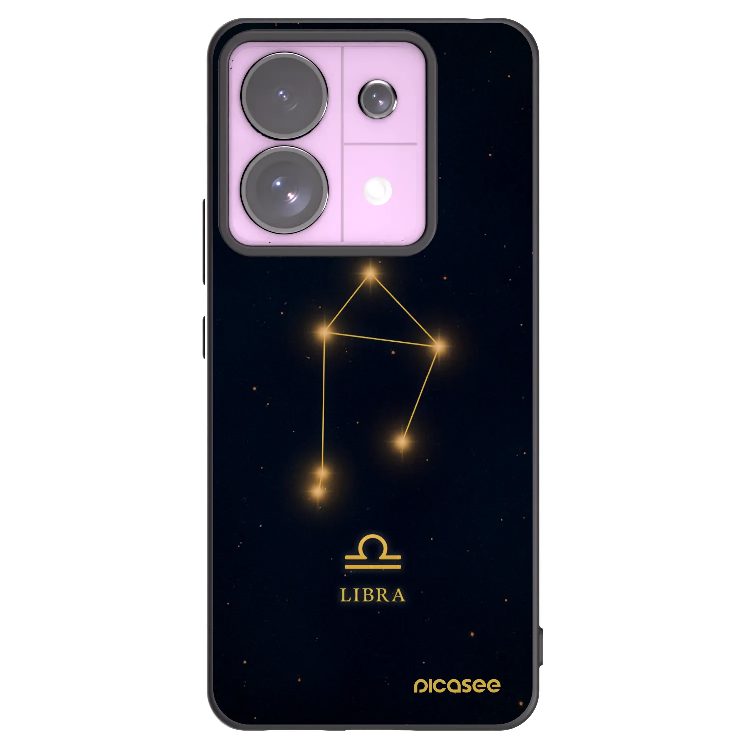 Picasee silikonový černý obal pro Xiaomi Redmi Note 13 Pro 5G - LIBRA