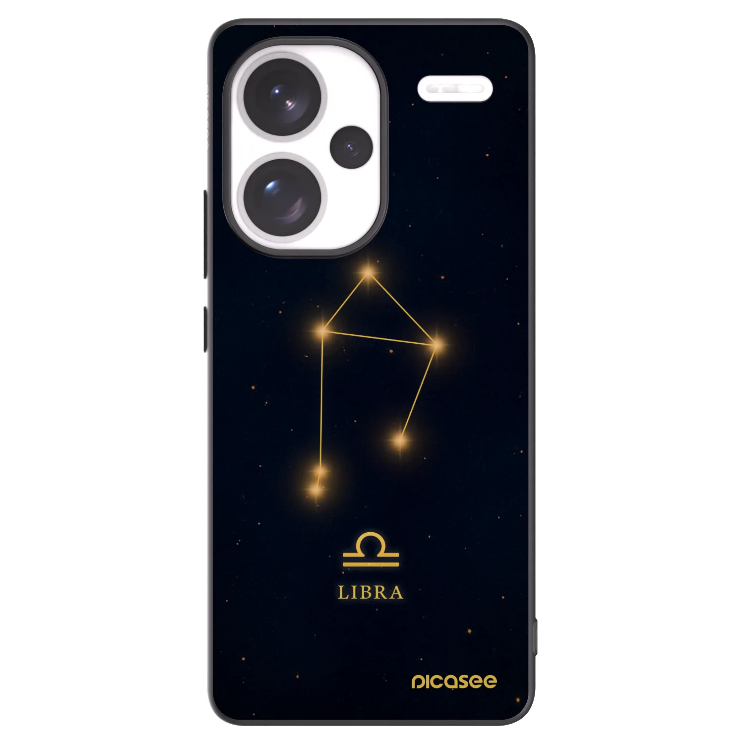 Picasee silikonový černý obal pro Xiaomi Redmi Note 13 Pro+ 5G - LIBRA