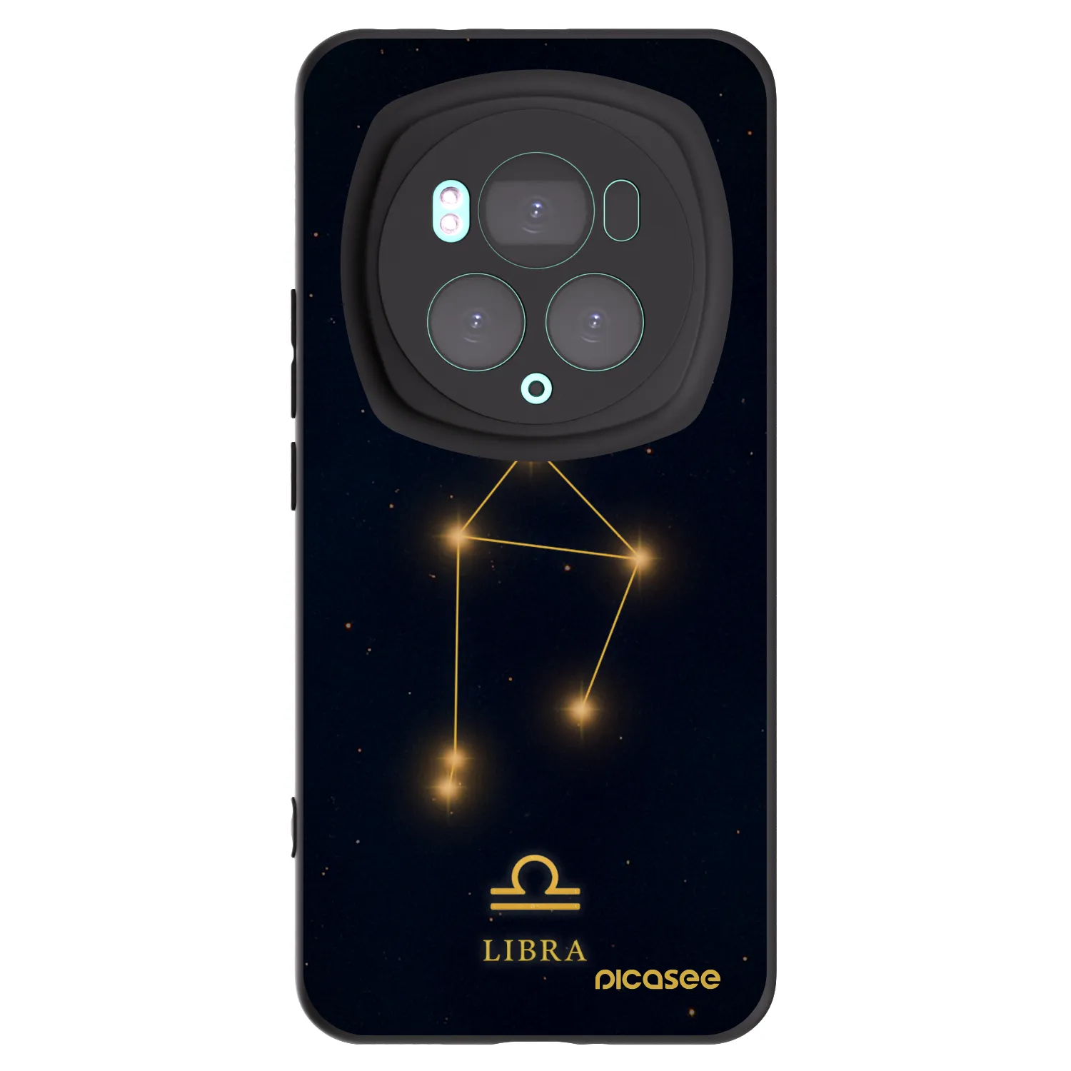 Picasee silikonový černý obal pro Honor Magic6 Pro - LIBRA