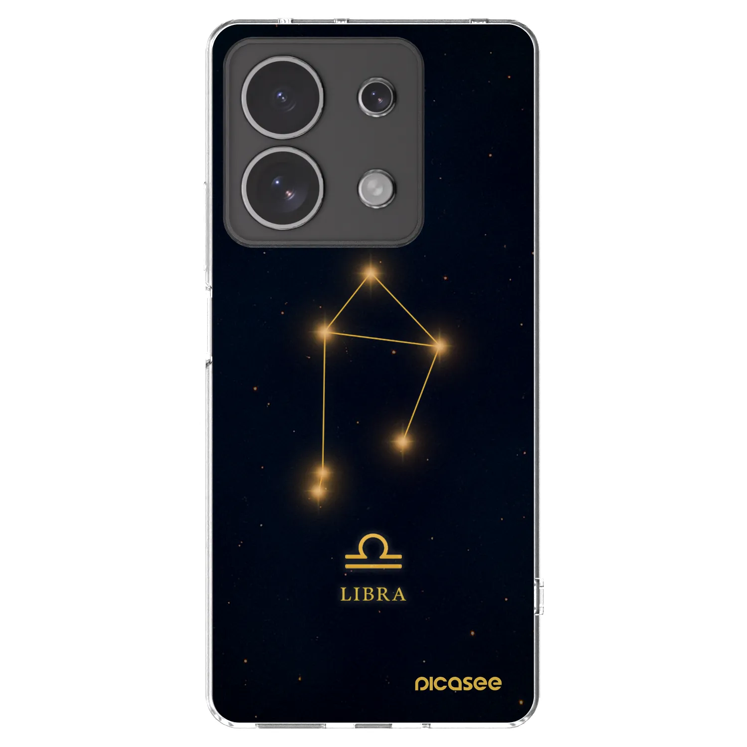 Picasee silikonový průhledný obal pro Xiaomi Redmi Note 13 4G - LIBRA