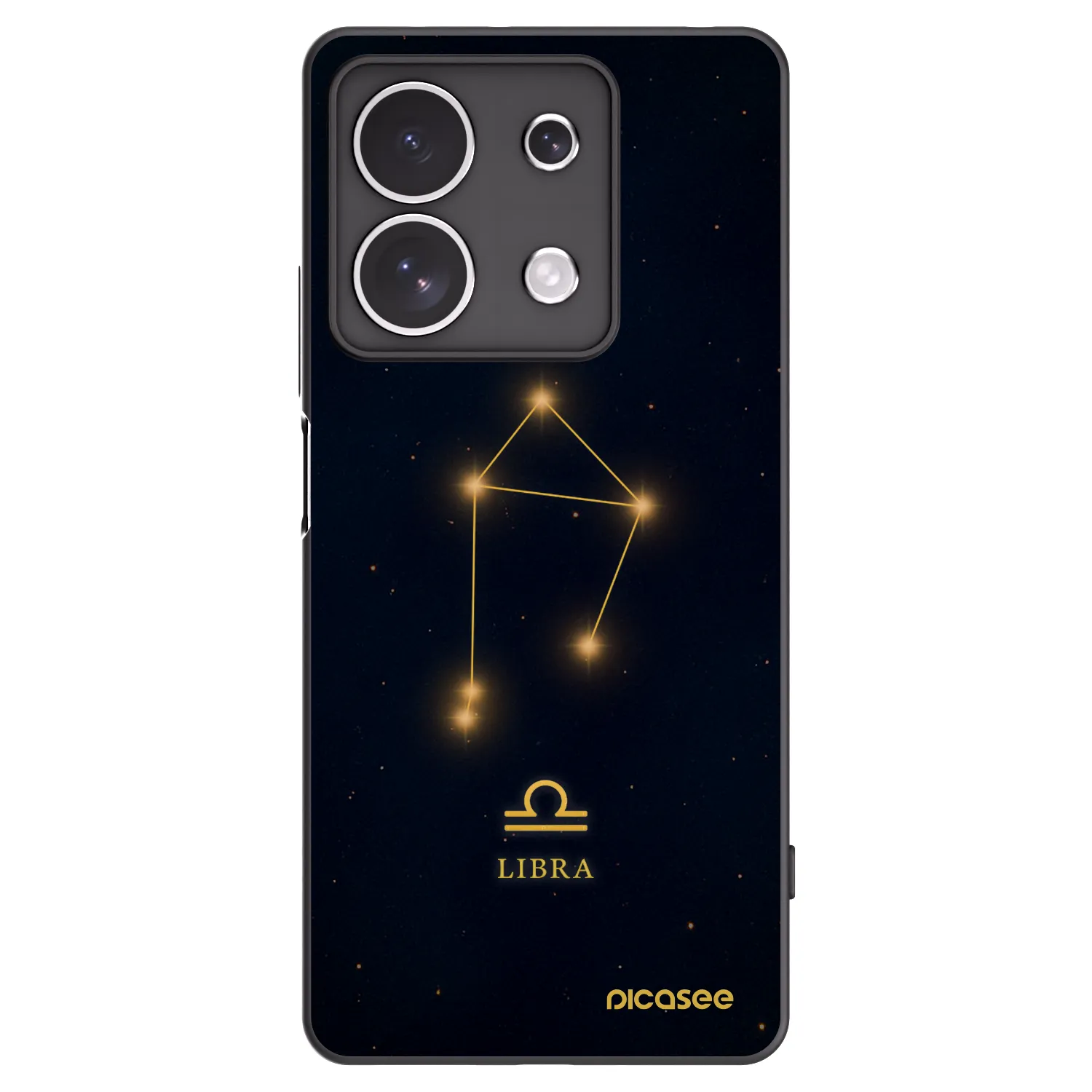 Picasee silikonový černý obal pro Xiaomi Redmi Note 13 4G - LIBRA