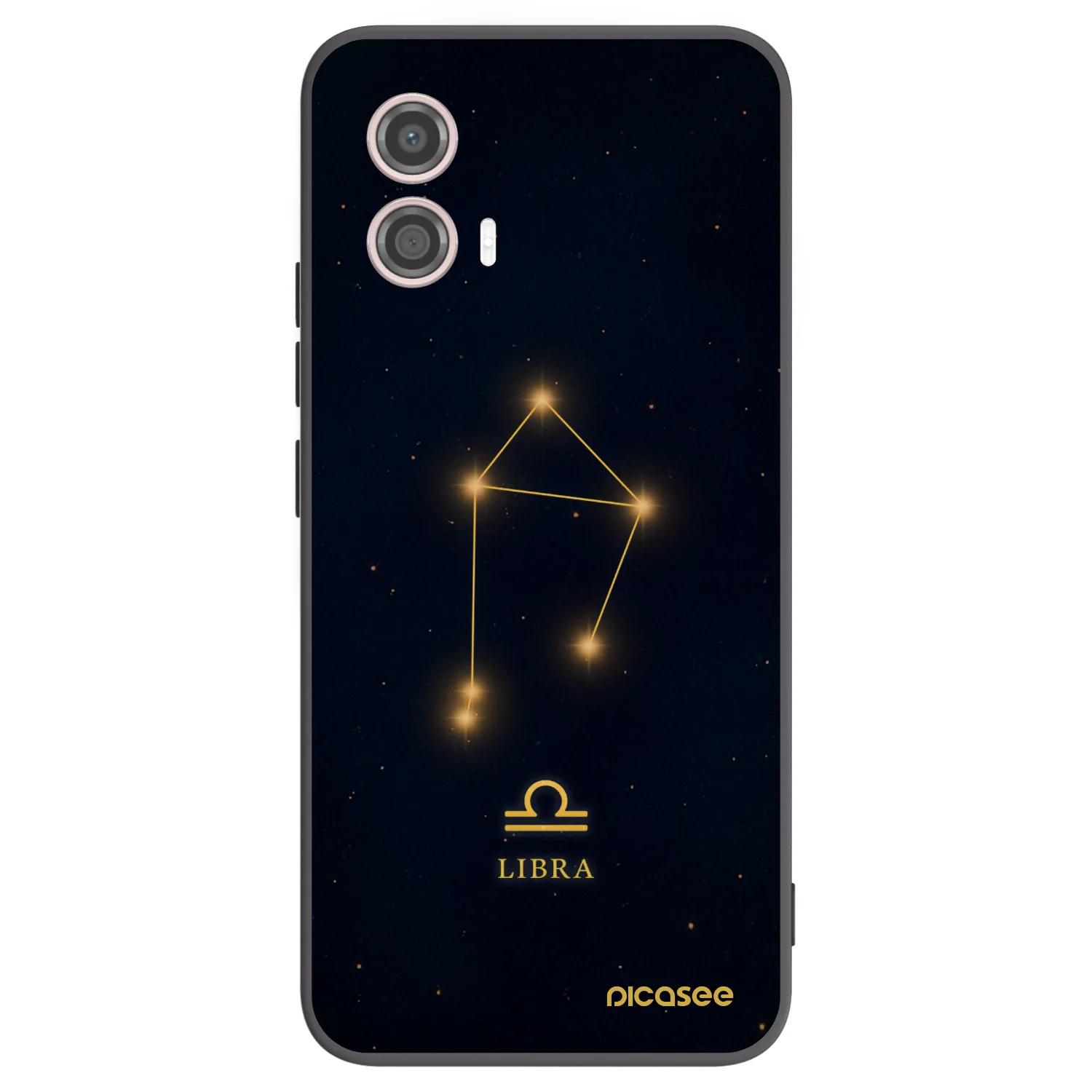Picasee silikonový černý obal pro Motorola Moto G53 5G - LIBRA