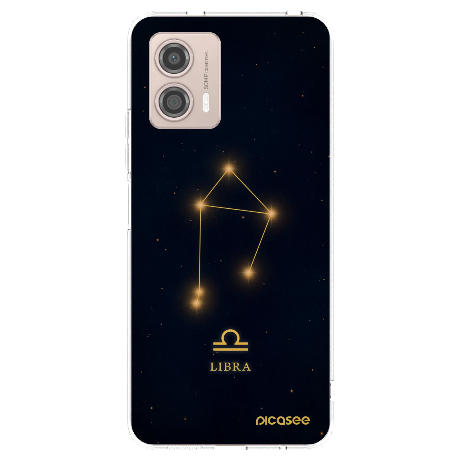 Picasee silikonový průhledný obal pro Motorola Moto G53 5G - LIBRA