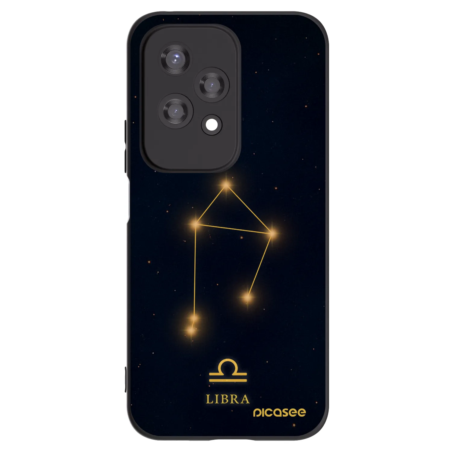 Picasee silikonový černý obal pro Honor 200 Lite - LIBRA