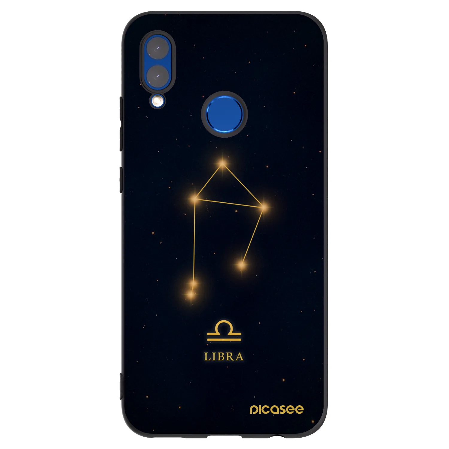 Picasee silikonový černý obal pro Huawei P Smart 2019 - LIBRA