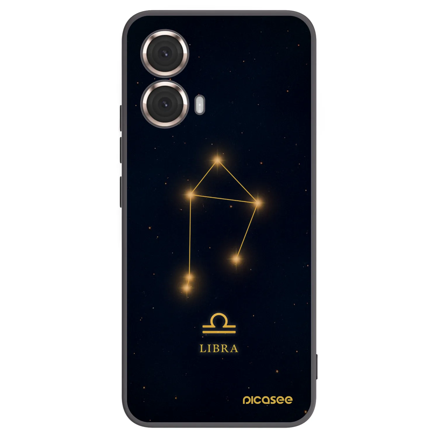 Picasee silikonový černý obal pro Motorola Moto G85 - LIBRA