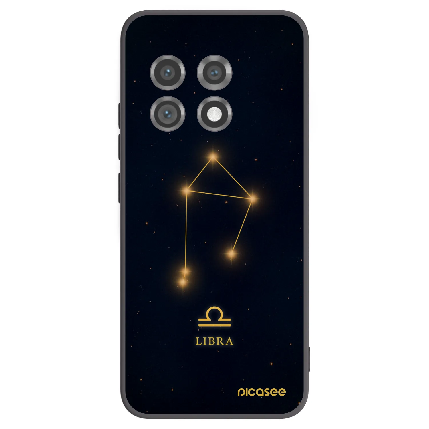Picasee silikonový černý obal pro OnePlus 11 5G - LIBRA