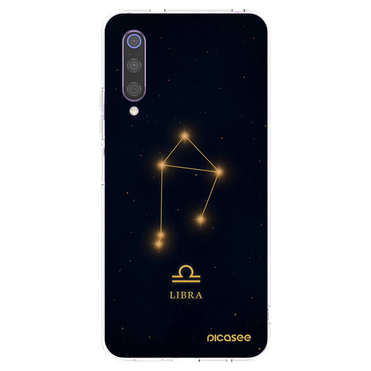 Picasee silikonový průhledný obal pro Xiaomi Mi 9 - LIBRA