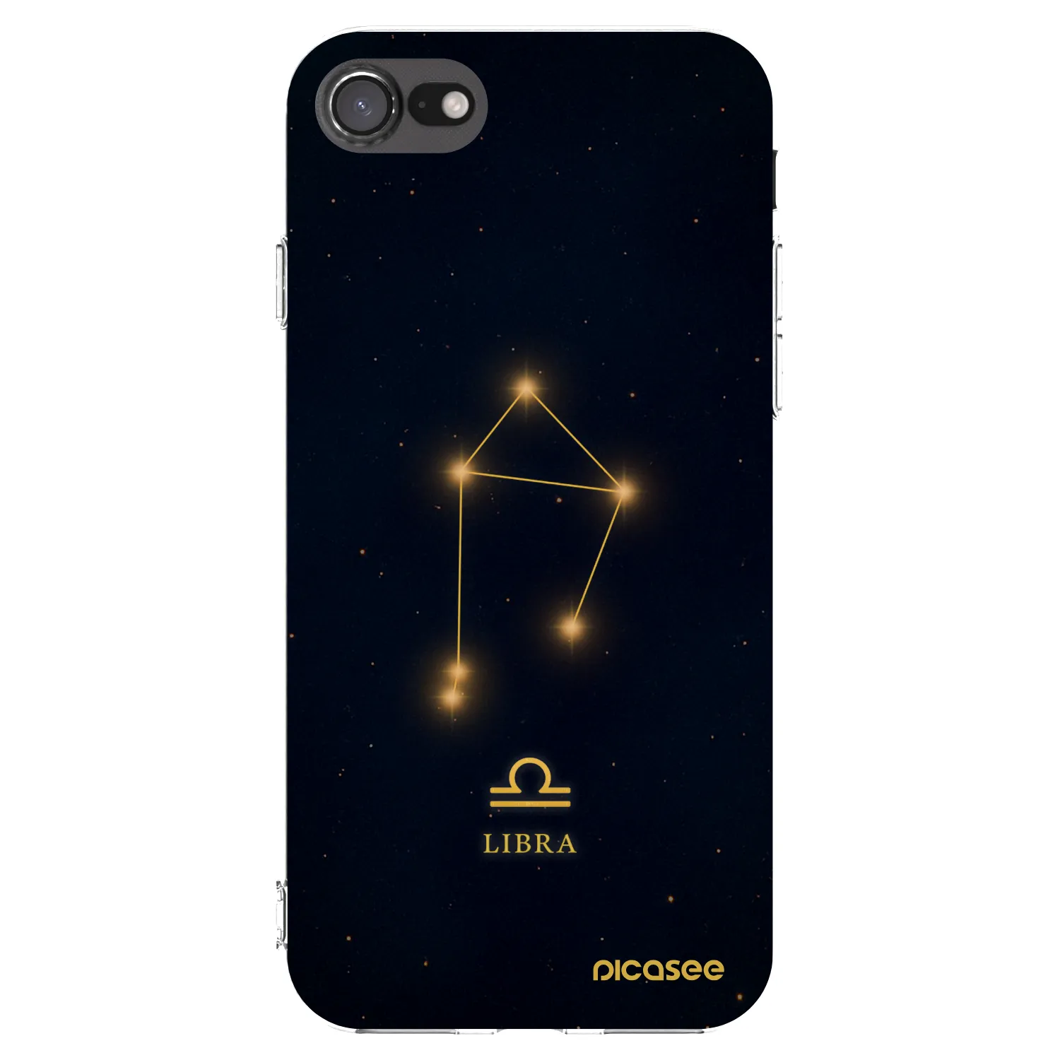 Picasee silikonový průhledný obal pro Apple iPhone 7 - LIBRA