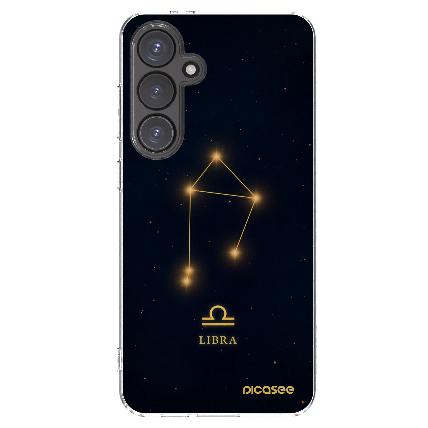 Picasee silikonový průhledný obal pro Samsung Galaxy S24 FE S721B - LIBRA