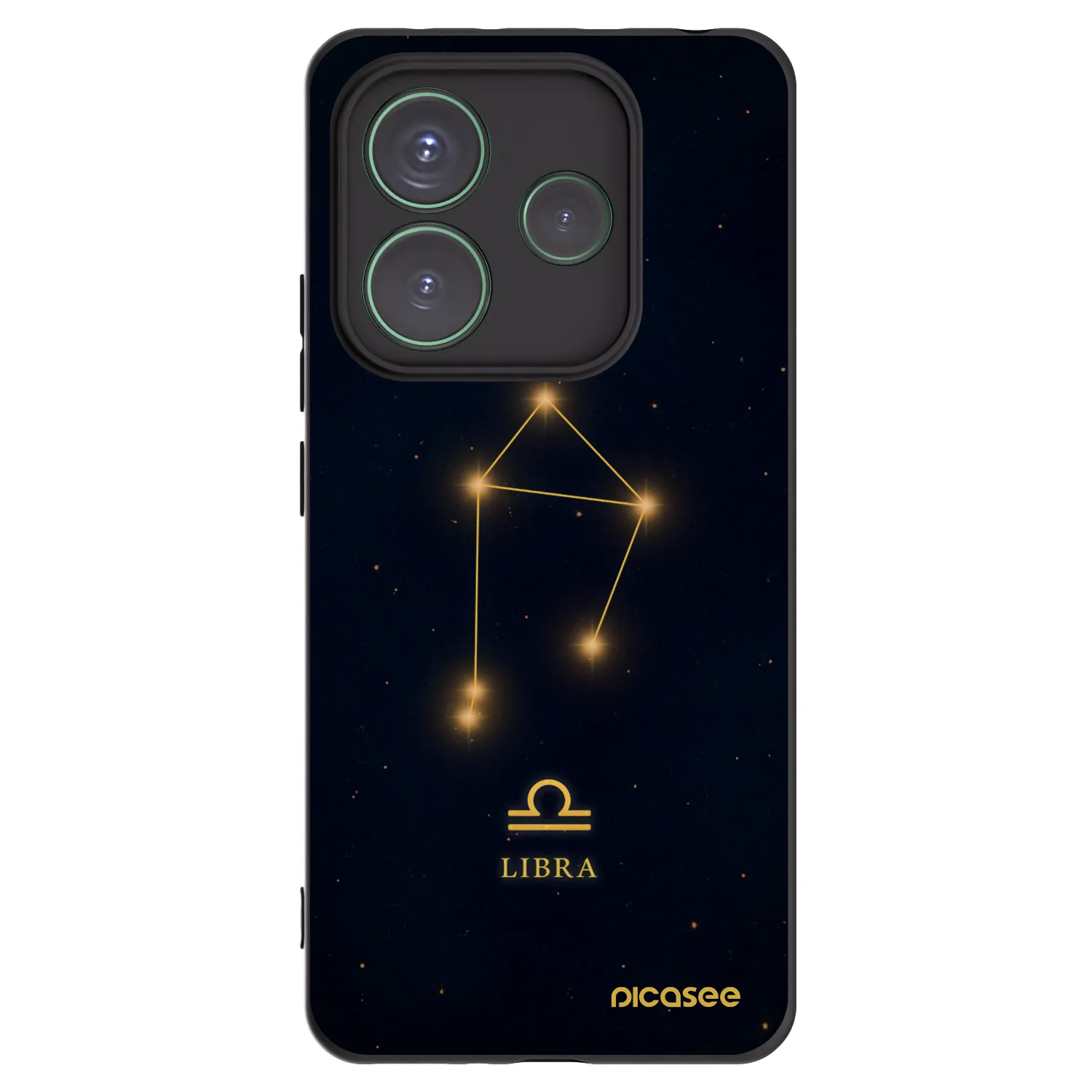 Picasee silikonový černý obal pro Xiaomi Redmi Note 14 5G - LIBRA