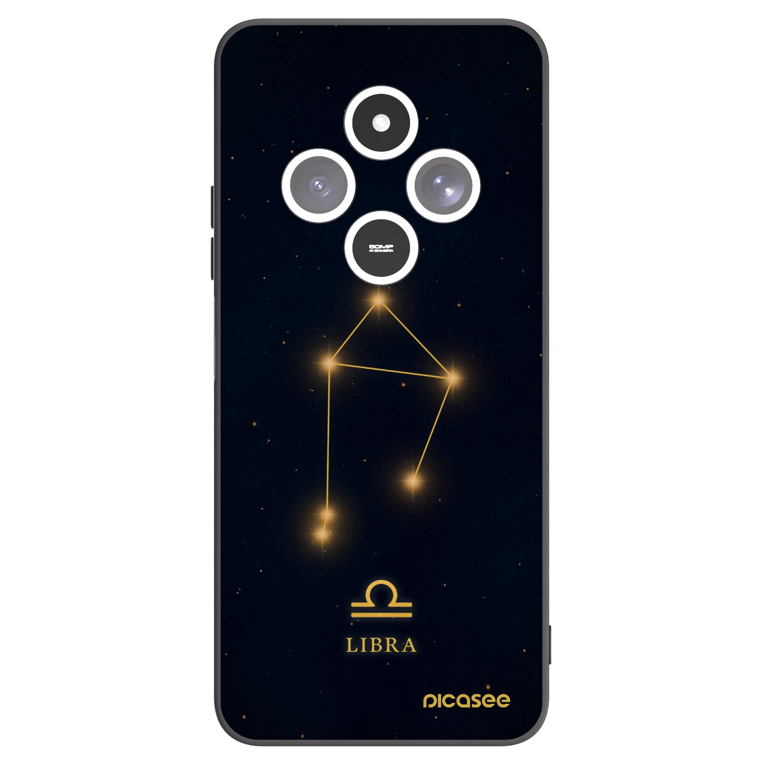 Picasee silikonový černý obal pro Xiaomi Redmi 14C - LIBRA
