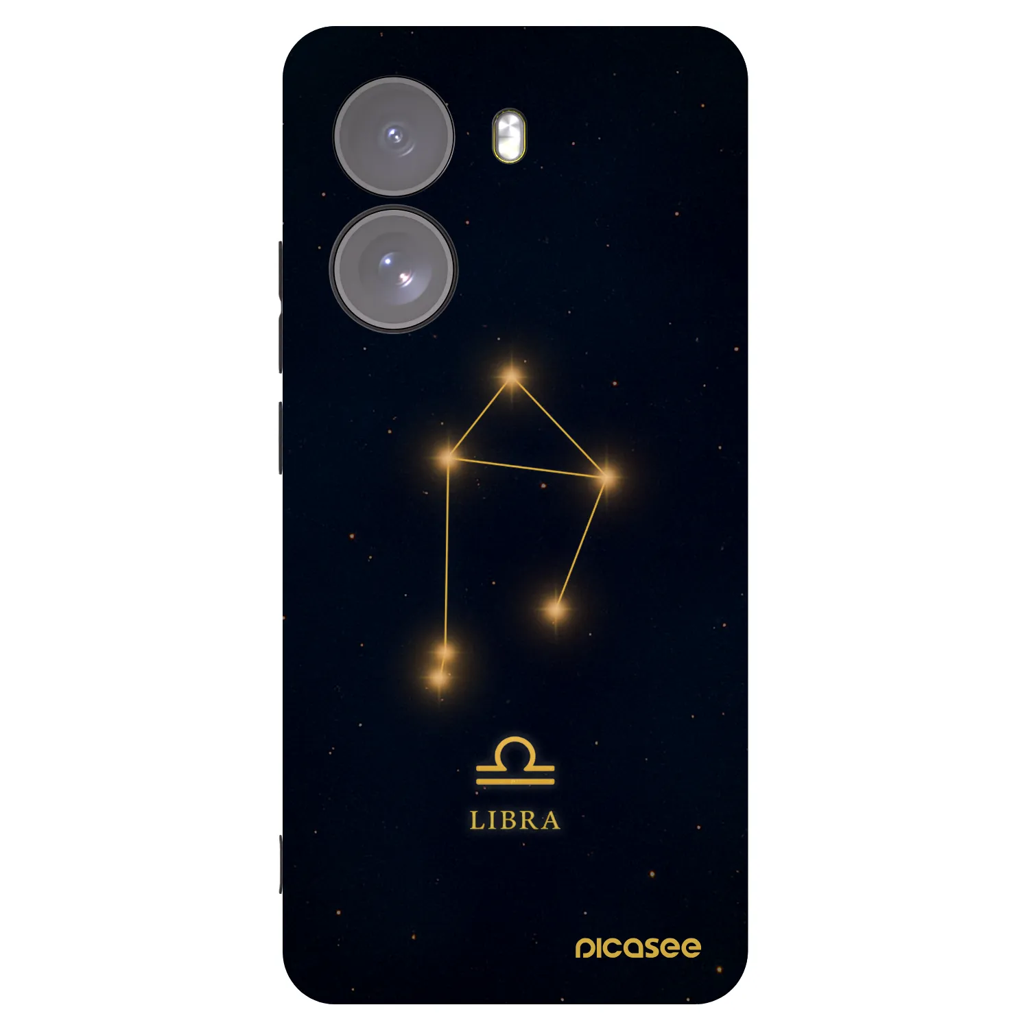 Picasee silikonový černý obal pro Xiaomi Poco X7 - LIBRA